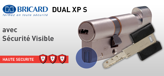 Le cylindre BRICARD DUAL XP S
